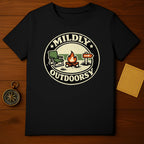 Mildly Outdoorsy Camping Graphic Tee for Outdoor Lovers