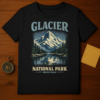Glacier National Park Montana Mountain Design Shirt