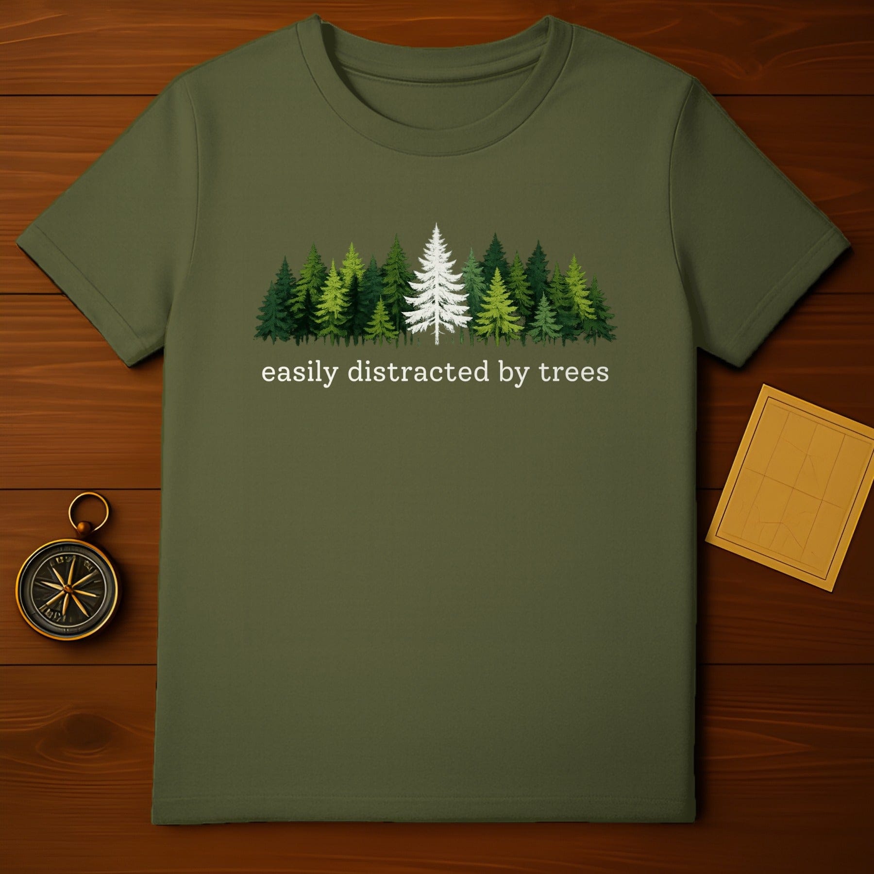 Easily Distracted by Trees Graphic T-Shirt