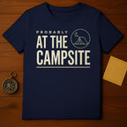 PROBABLY AT THE CAMPSITE Camping Tent Design product type
Camping, Campsite, Outdoor, Adventure, Tent Life, Nature Lover, Explore, Wanderlust, Forest, Camp Vibe, Mountains, Hiking, Outdoorsy Style, Graphic Print, Apparel, Clothing, Unique Design, Travel Gear, Night Sky, Moon Tent