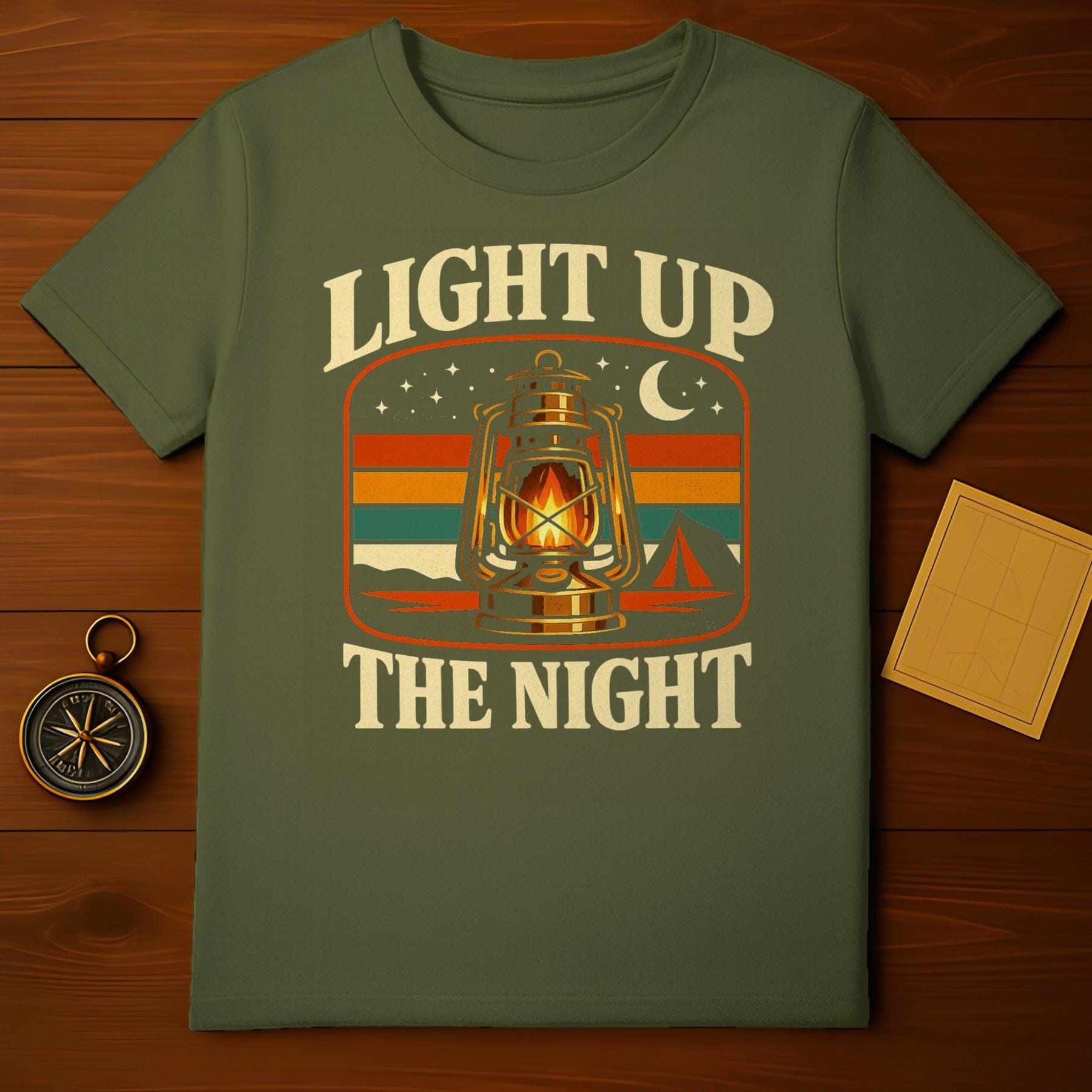 Light Up The Night Lantern Camp Stars Outdoor product type
Light Up The Night
Lantern Graphic
Camping Tee
Outdoor Adventure
Retro Design
Vintage Camping
Night Sky
Stars Moon
Campfire Vibes
Nature Lover
Explore Outdoors
Wilderness Shirt
Tent Design
Glamping Style
Retro Sunset
Forest Apparel
Travel Shirt
Adventure Ready
Unique Graphic
Outdoorsman Gift