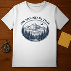 On Mountain Time Scenic Landscape Graphic T-Shirt
