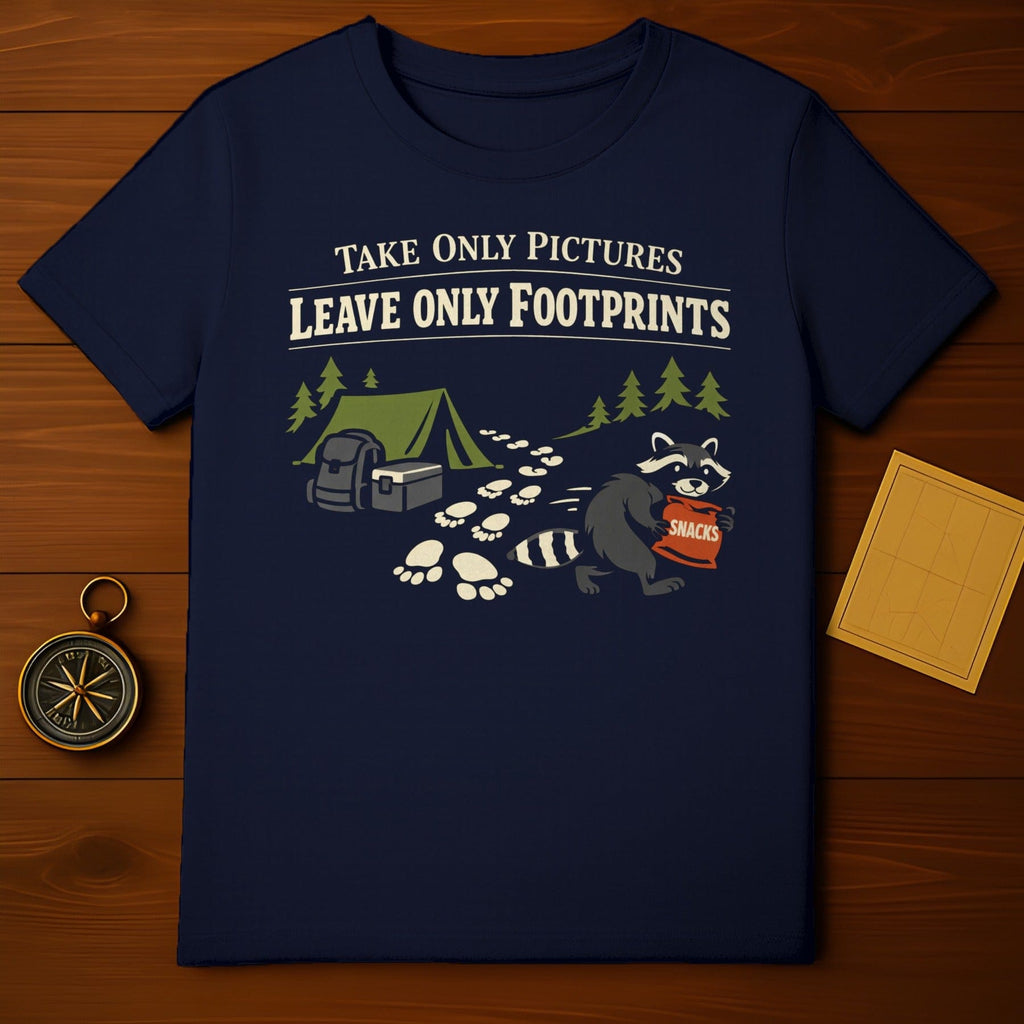 Take Only Pictures Leave Only Footprints T-shirt