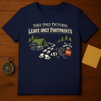 Take Only Pictures Leave Only Footprints T-shirt
