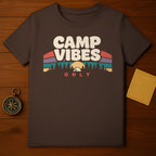 Retro Camp Vibes Only Forest Sunrise Design product type