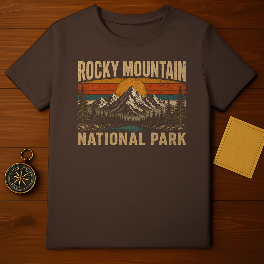 Rocky Mountain National Park vintage graphic t-shirt