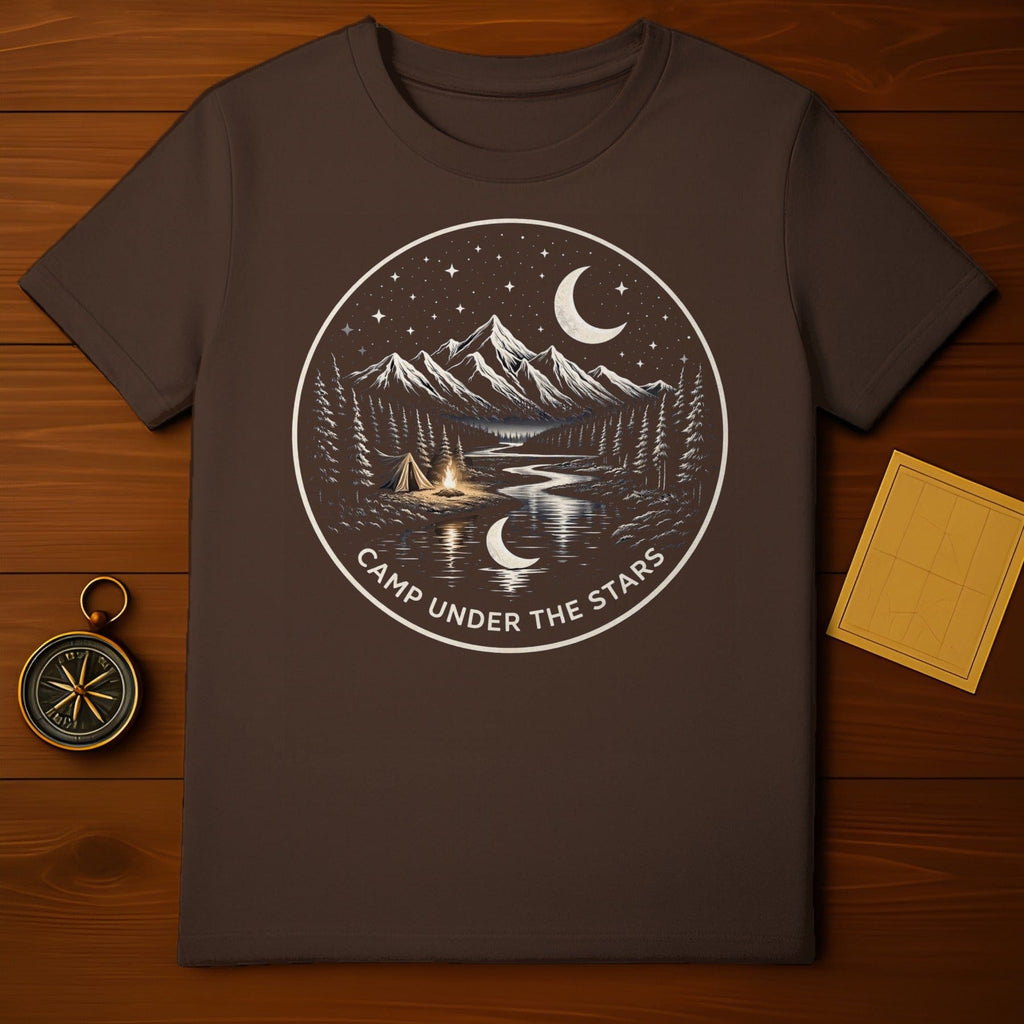 Camp Under The Stars Moon Stars Mountains Forest product type