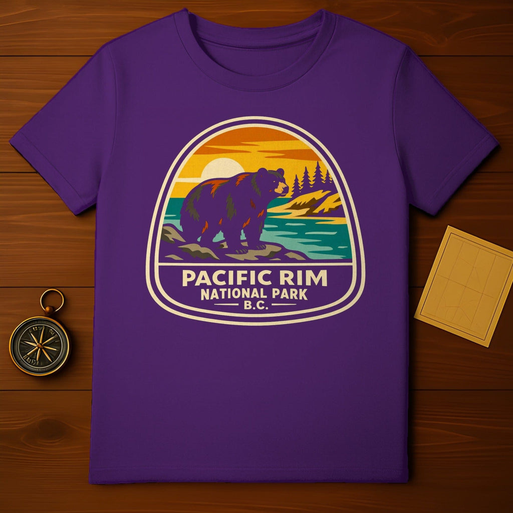 Purple Pacific Rim National Park B.C. Bear Sunset Product Type