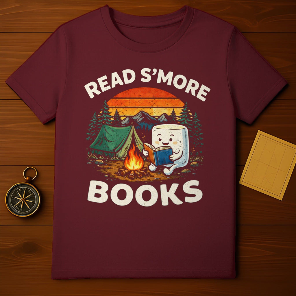 Read S'more Books Cute Camping Inspired T-Shirt