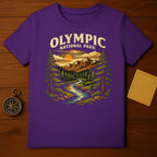 Olympic National Park Sunset Nature Hiking T-shirt
