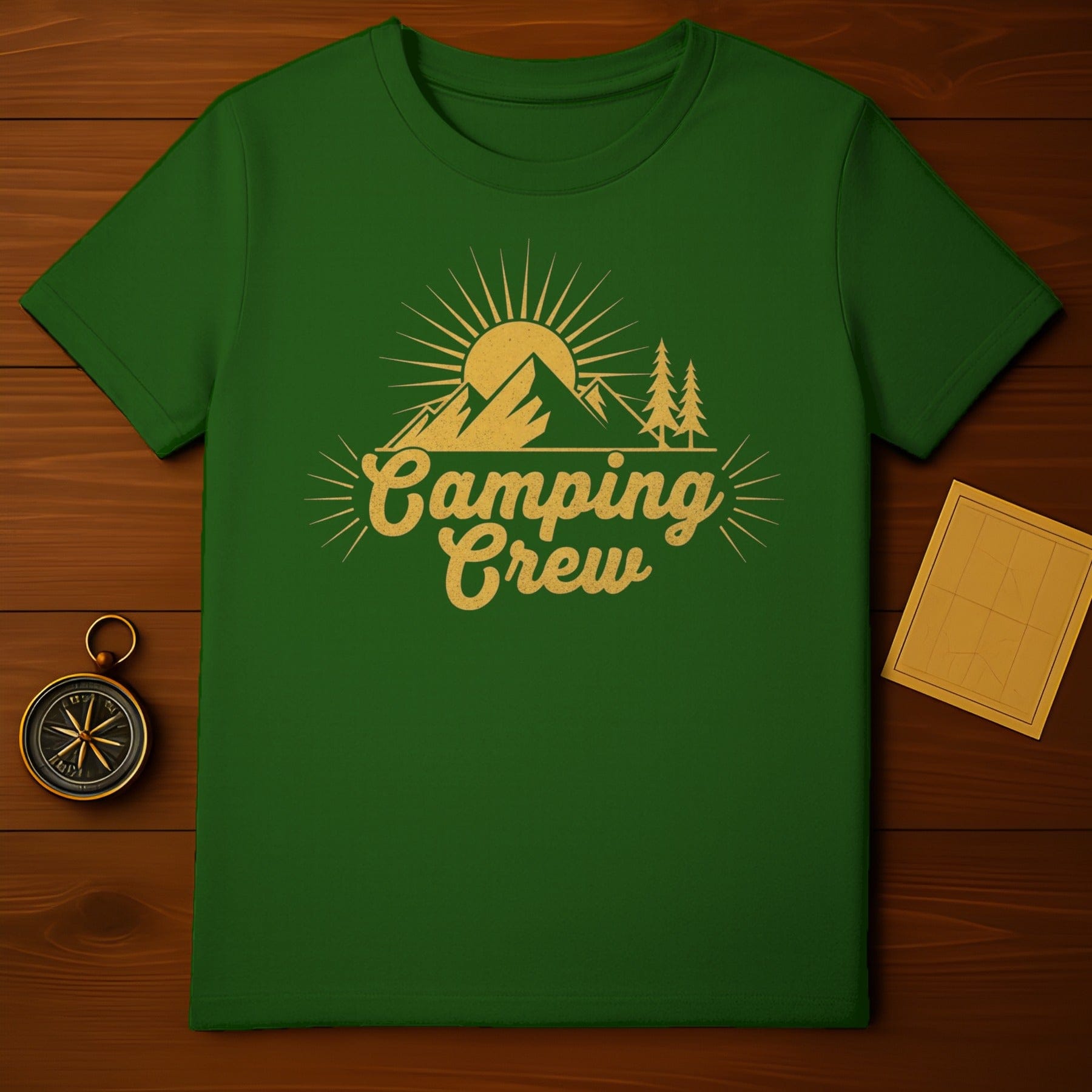 Camping Crew Graphic Tee for Outdoor Enthusiasts