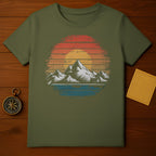Retro Mountain Sunset T-Shirt