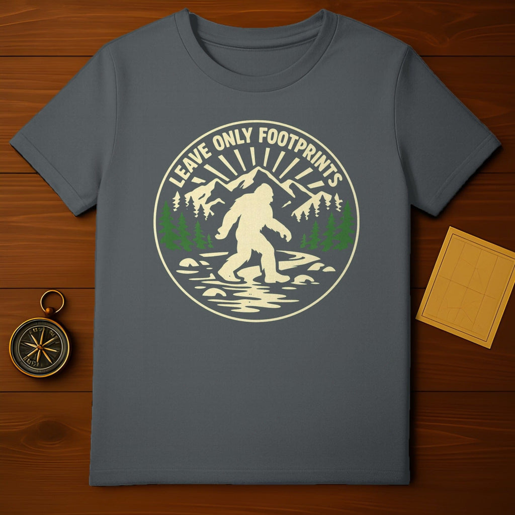 Bigfoot Mountain Forest Leave Only Footprints T-Shirt
Bigfoot
Sasquatch
Cryptid
Mountain
Forest
Nature
Outdoors
Hiking
Camping
Adventure
Wilderness
Leave No Trace
Footprints
Mythical Creature
Legendary Beast
Graphic Tee
Outdoor Enthusiast
Bigfoot Lover
Pine Trees
Explore
