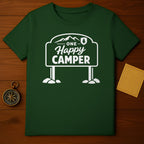 ONE Happy CAMPER graphic design short sleeve product type