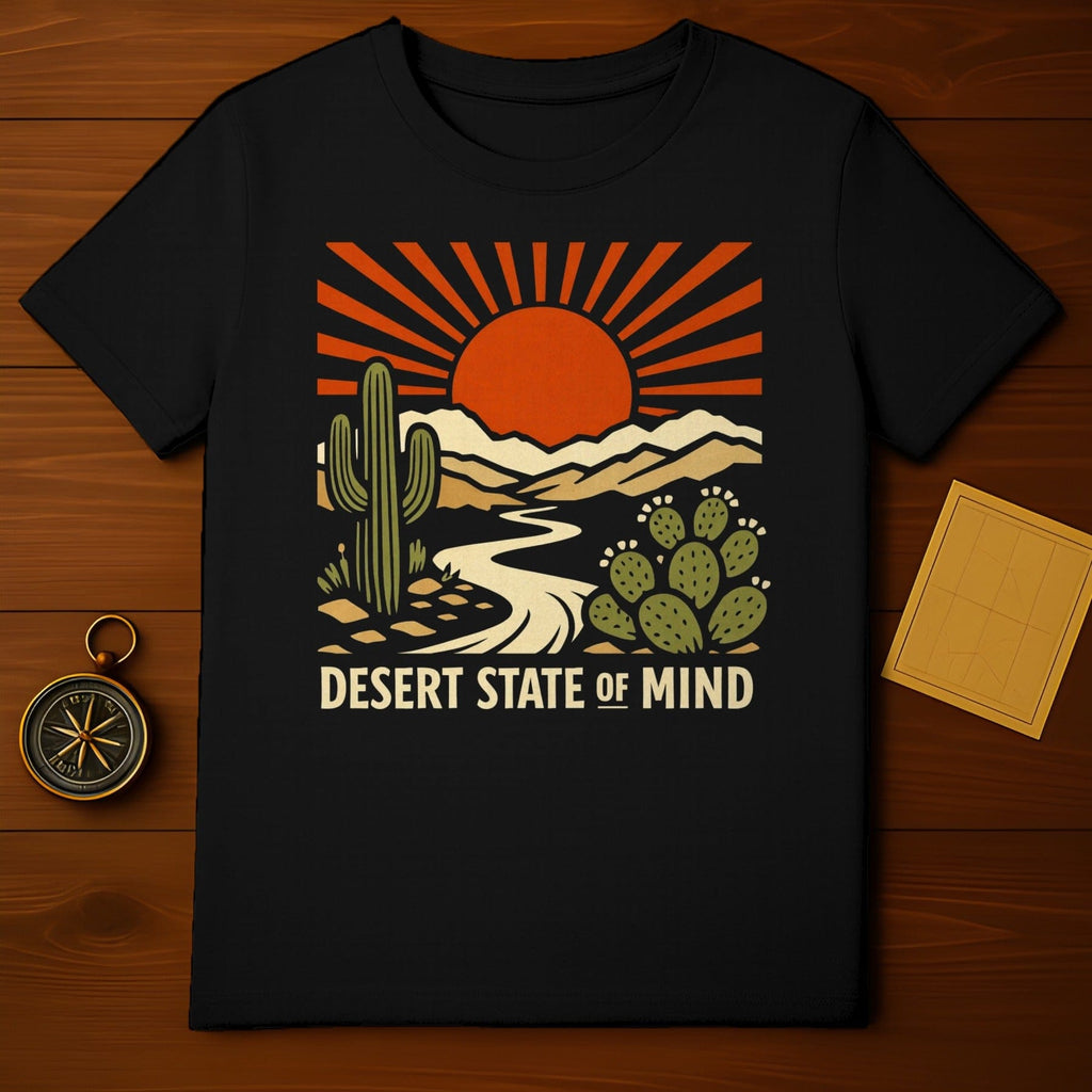 Desert State Of Mind Sunset Cactus Landscape product type
Desert
State Of Mind
Cactus
Saguaro Cactus
Prickly Pear
Sunset
Desert Landscape
Mountains
Desert Road
TShirt
Graphic Tee
Boho Style
Retro Design
Nature Lover
Outdoor Vibe
Adventure Gear
Travel Theme
Arizona Desert
Southwest
Wanderlust