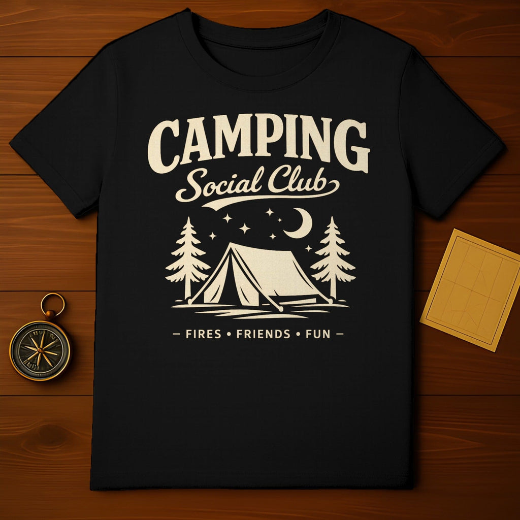 CAMPING Social Club Fires Friends Fun Adventure product type
Camping
Social Club
Fires
Friends
Fun
Outdoor
Adventure
Tent Design
Stars Moon
Pine Trees
Forest Theme
Nature Lovers
Wilderness Explore
Camp Life
Campfire Scene
Group Activity
Getaway Vibe
Graphic Art
Black Product
Camping Club