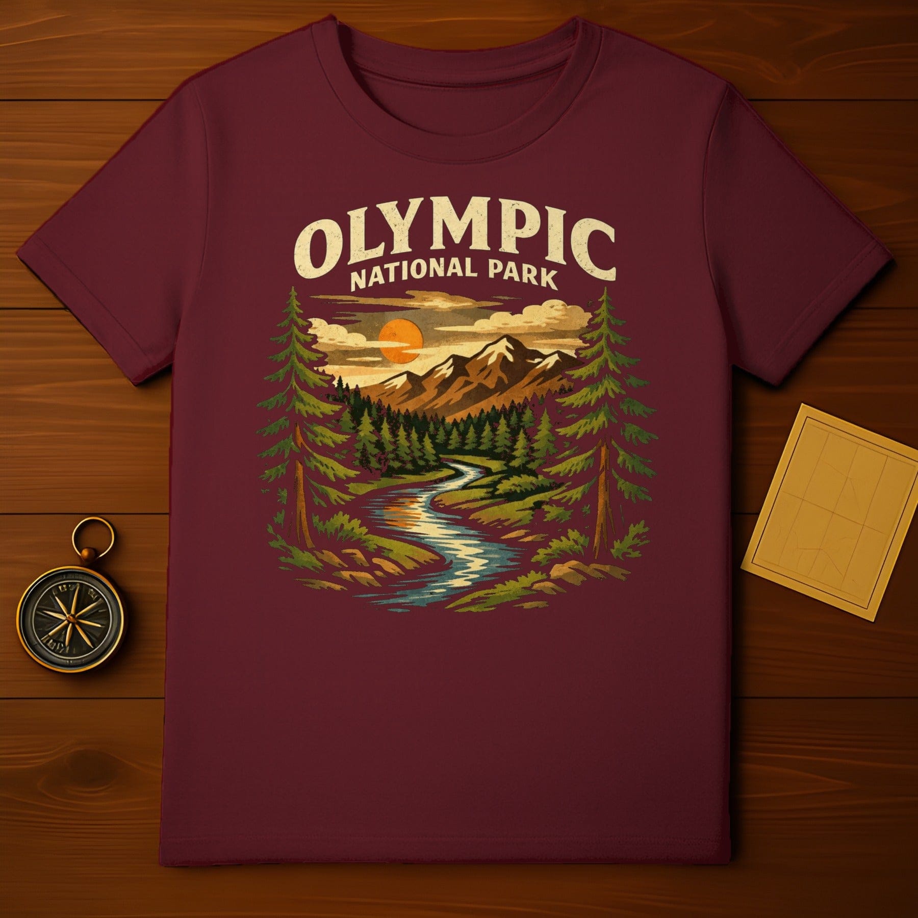 Olympic National Park Graphic Print T-Shirt
