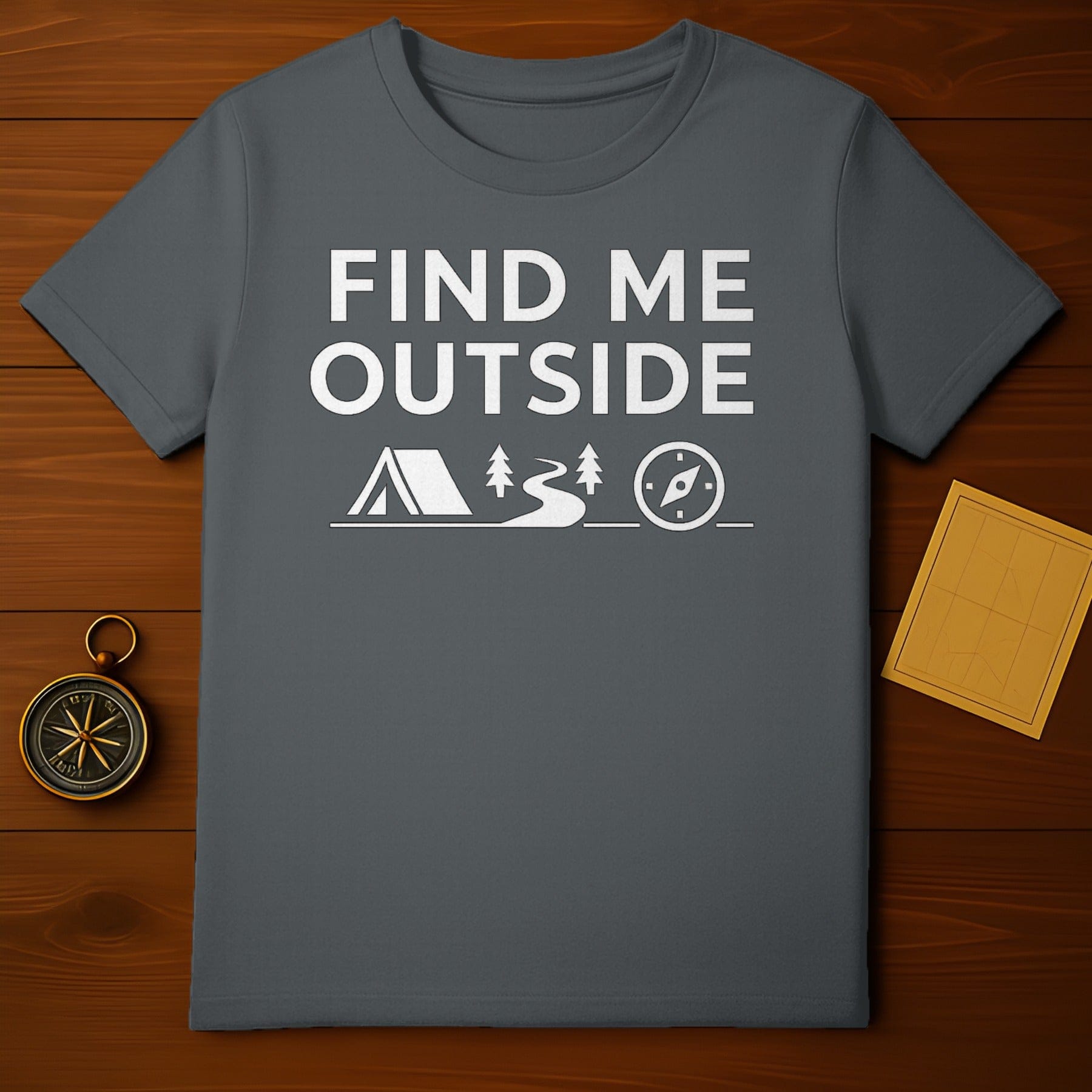 FIND ME OUTSIDE Camping Outdoor Adventure Shirt