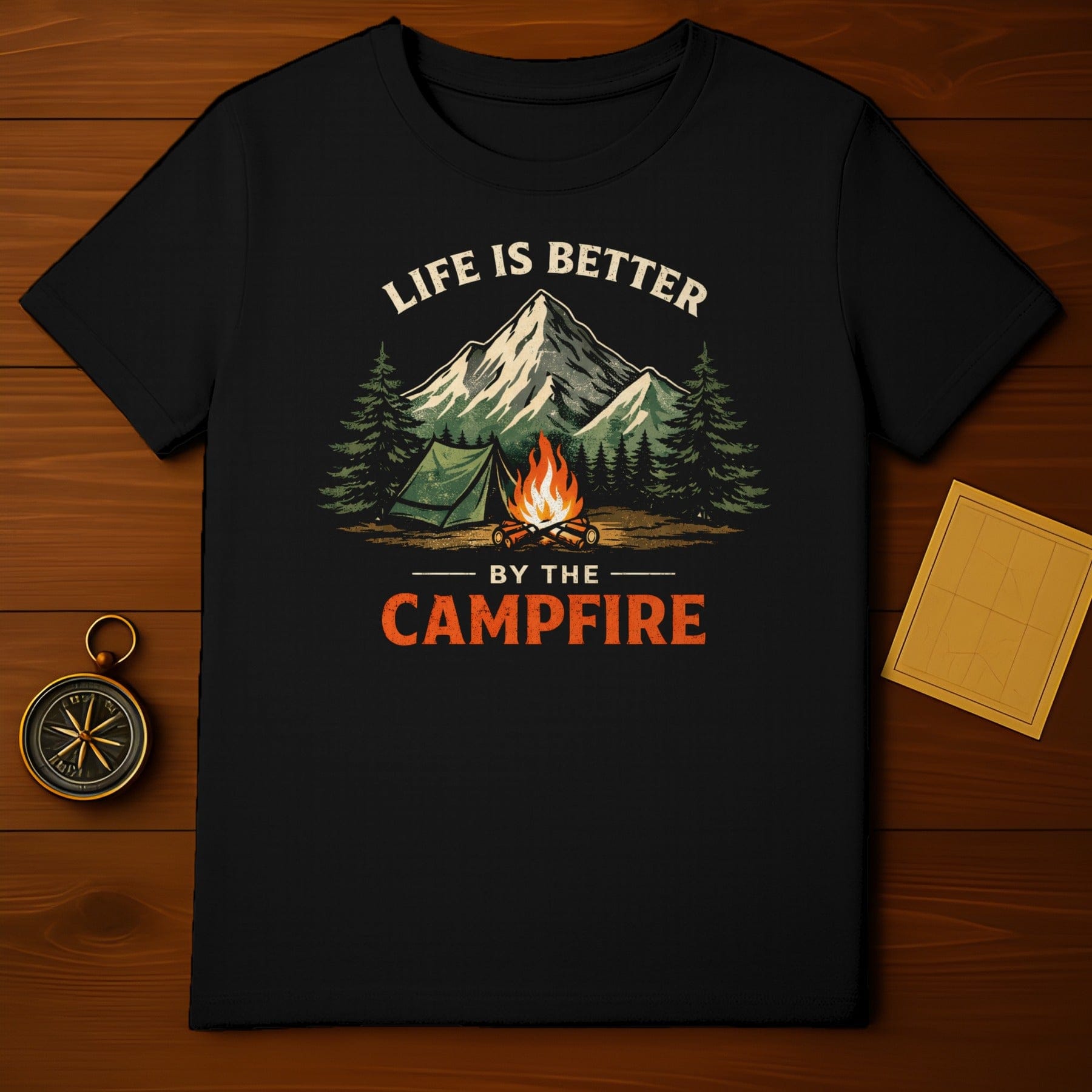 Life Is Better By The Campfire Camping Shirt