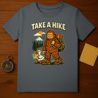 Take A Hike With Bigfoot and Duck Outdoor Adventure Tee