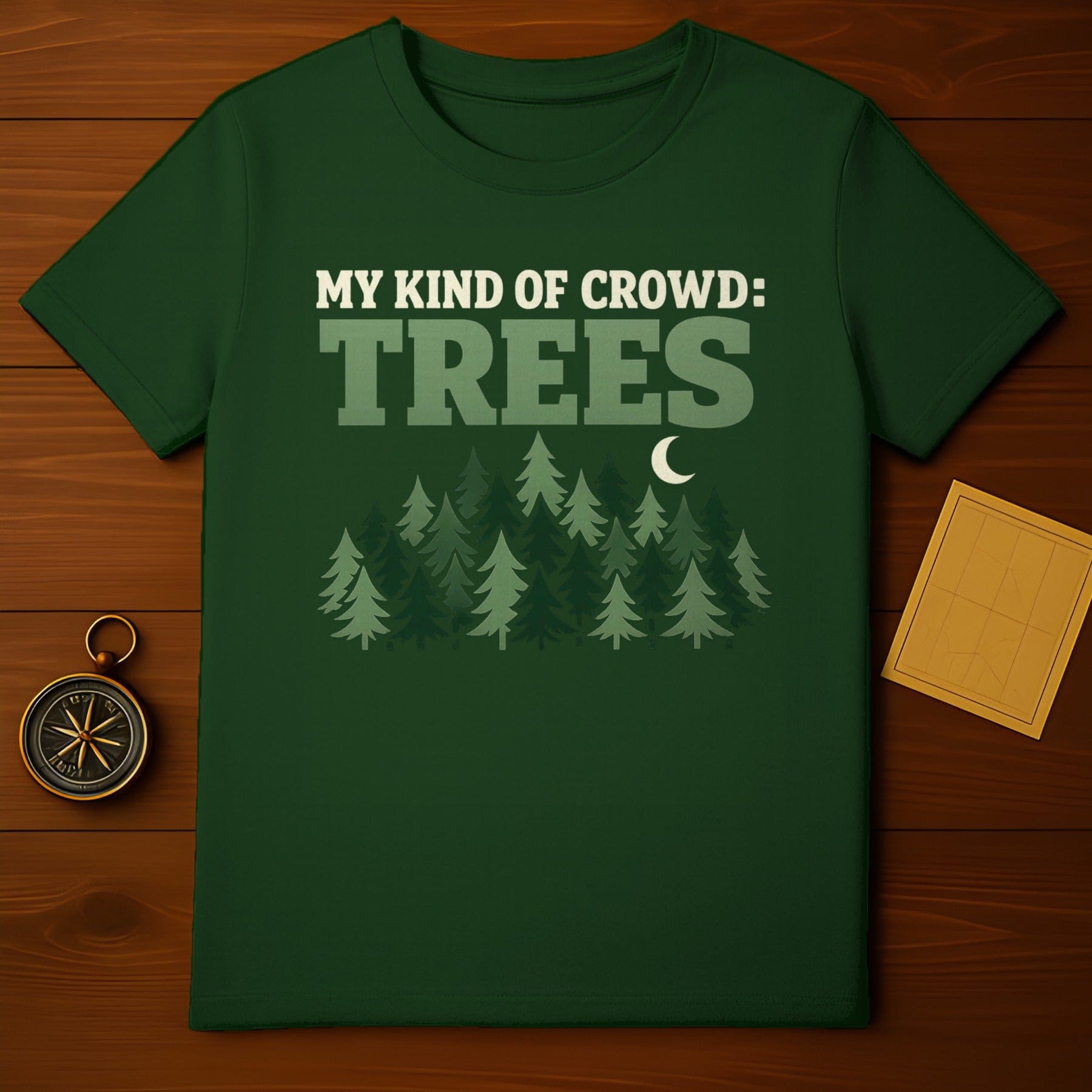My Kind Of Crowd Trees Moon Forest Nature Scene product type
trees, forest, moon, nature, outdoor, t-shirt, apparel, clothing, shirt, camping, hiking, wilderness, adventure, woodland, environment, green, plant, explore, night, landscape
