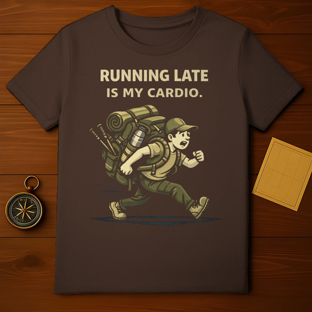 Running Late Is My Cardio Graphic T-shirt