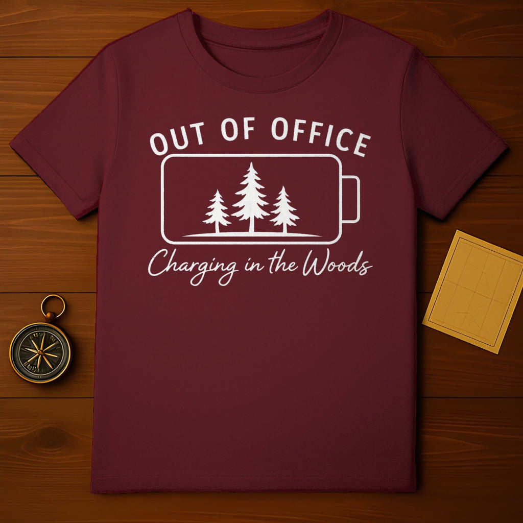 Out of Office Charging in the Woods Shirt