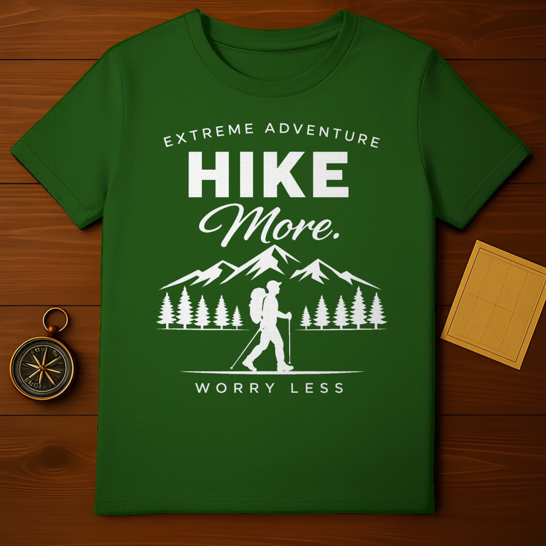 Extreme Adventure Hike More Worry Less T-shirt