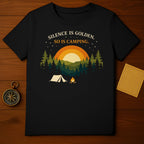 Silence Is Golden So Is Camping Nature Design product type
Camping
Outdoors
Nature
Adventure
Forest
Trees
Sunset
Sunrise
Tent
Campfire
Stars
Mountains
Golden
Silence
Quote
CampingLife
OutdoorLover
Hiker
Explorer
Wilderness
Explore
Travel
Graphic
Unique
Sky
