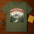 Go Outside About It Scenic Mountain T-shirt