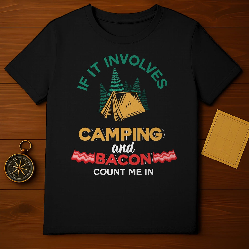 Camping & Bacon T-Shirt