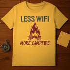 Less WiFi More Campfire Graphic Tee Shirt