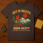 Out of Breath Hiking Society Graphic T-shirt