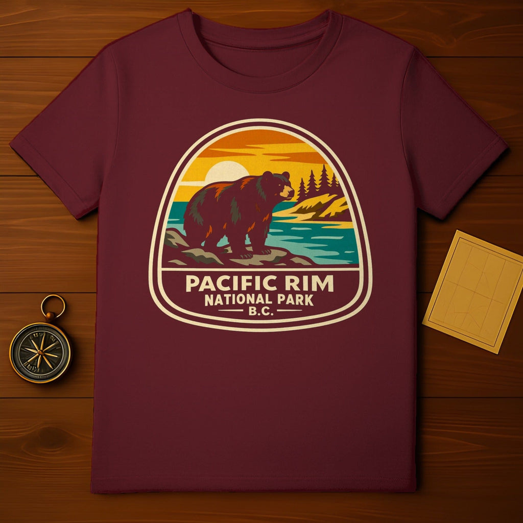 Pacific Rim National Park Bear Sunset Ocean B.C. product type
Pacific Rim National Park BC British Columbia Bear Wildlife Nature Outdoors Adventure Travel Souvenir Vintage Retro Sunset Ocean Forest Camping Hiking Park Merch Graphic Tee