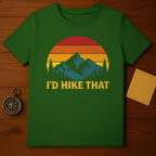 I'd Hike That Sunset Graphic Tee Shirt