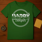 Happy Camper Graphic Outdoor Adventure Shirt