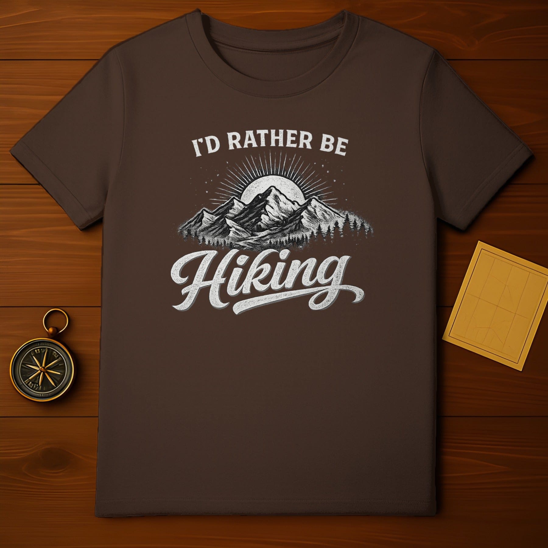 I'd Rather Be Hiking Mountains Graphic Shirt