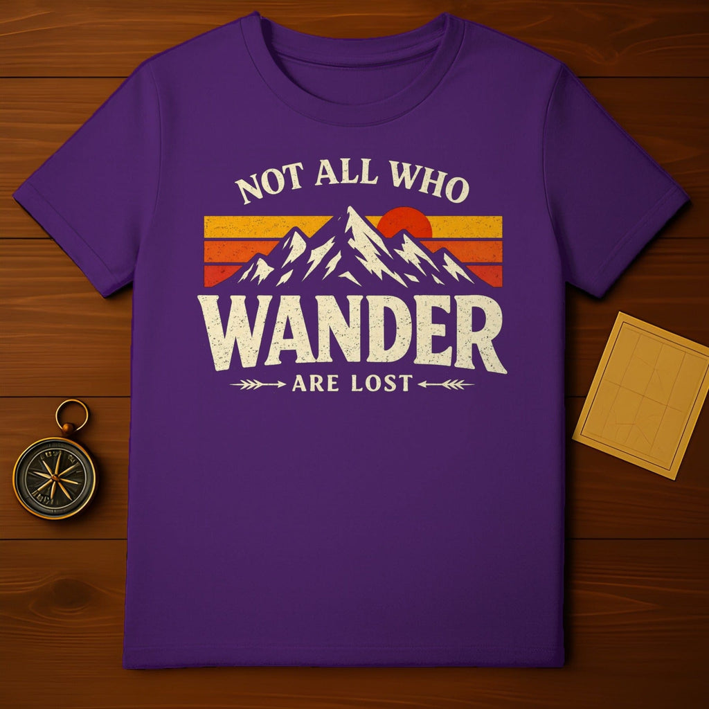 Not All Who Wander Are Lost Vintage Style T-Shirt