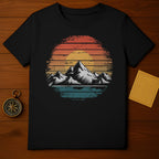 Retro Mountain Sunset T-Shirt
