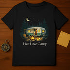 Live Love Camp Travel Trailer Night Scene product type