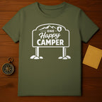 ONE Happy CAMPER Mountain Tree Camping Adventure product type
Happy Camper
Camping
Outdoor
Adventure
Mountain
Tree
Forest
Nature
Travel
Hiker
Graphic Tee
Custom Print
T-shirt
Apparel
Clothing
Gift Idea
Unisex Style
Casual Wear
Green Shirt
Olive Color