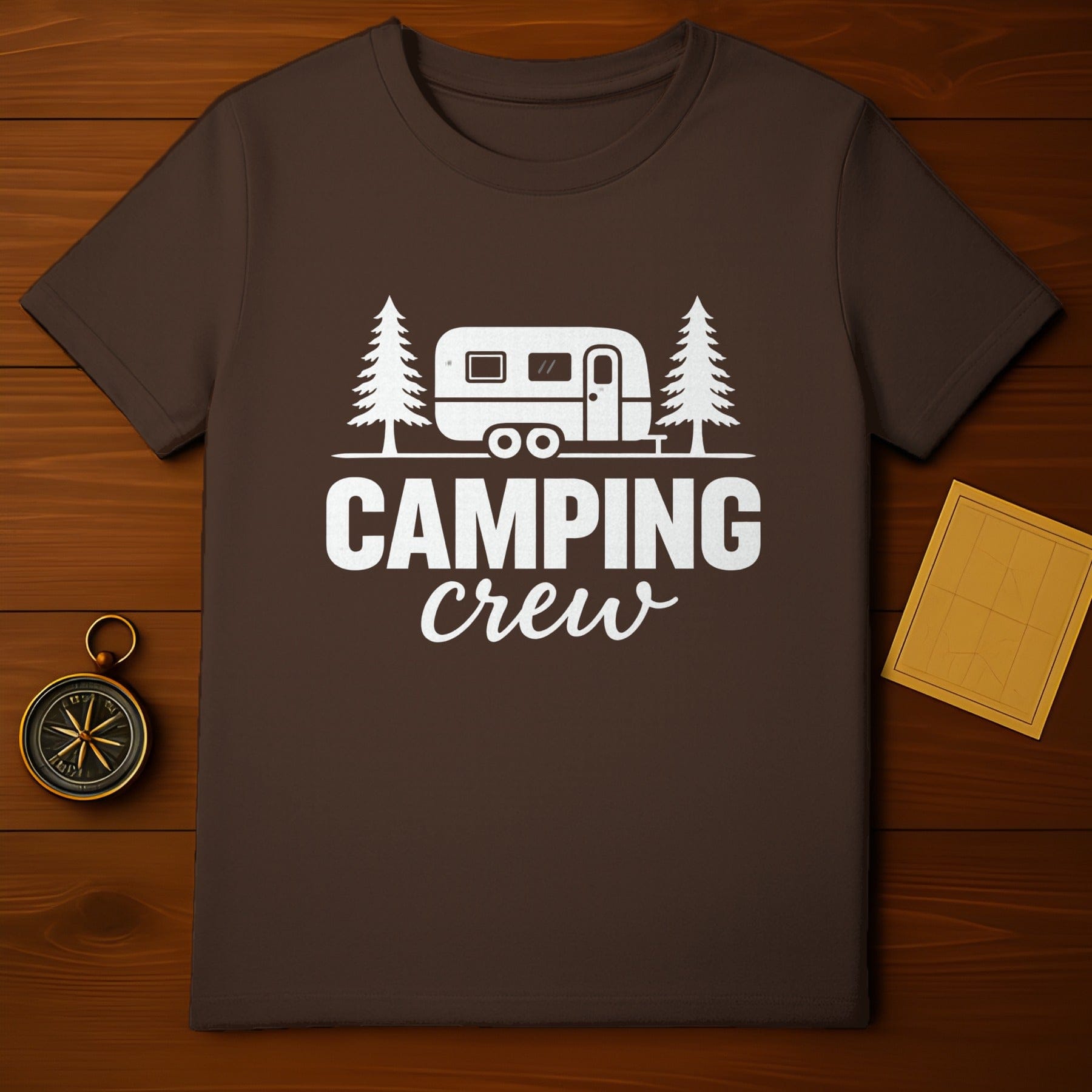 Camping Crew Fun Design Outdoors Enthusiast Shirt