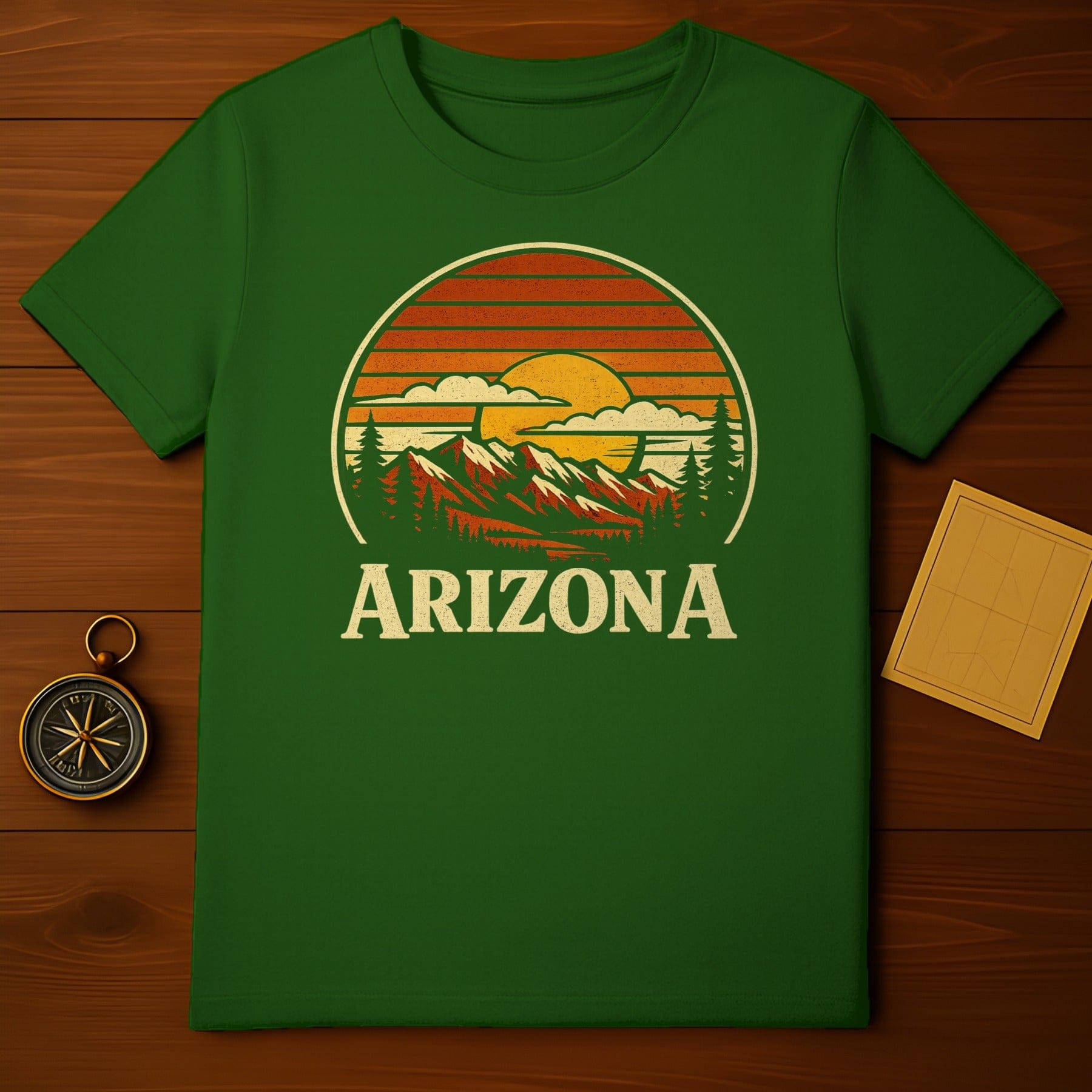 Arizona Sunset Mountains Graphic Tee Shirt