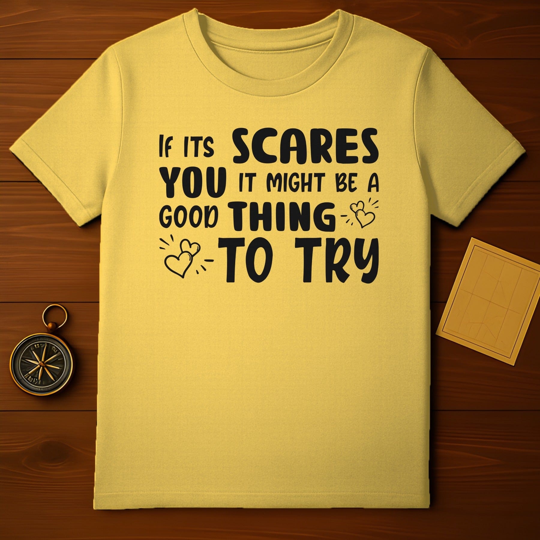 Inspirational Quote If It Scares You Might Be Good Thing T-shirt
