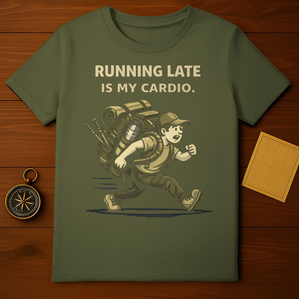 Running Late Is My Cardio Graphic T-shirt