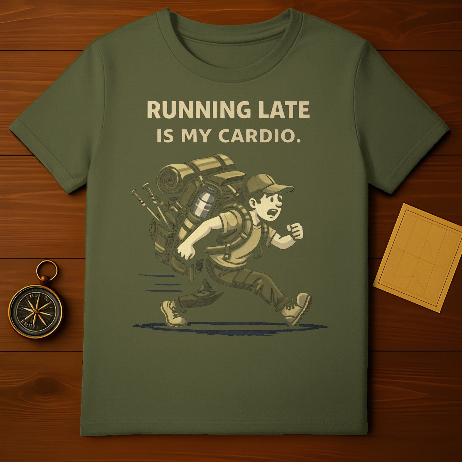 Running Late Is My Cardio Graphic T-shirt