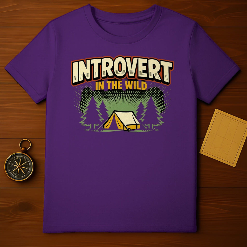 INTROVERT IN THE WILD Camping Trees Design product type
