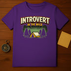 INTROVERT IN THE WILD Camping Trees Design product type