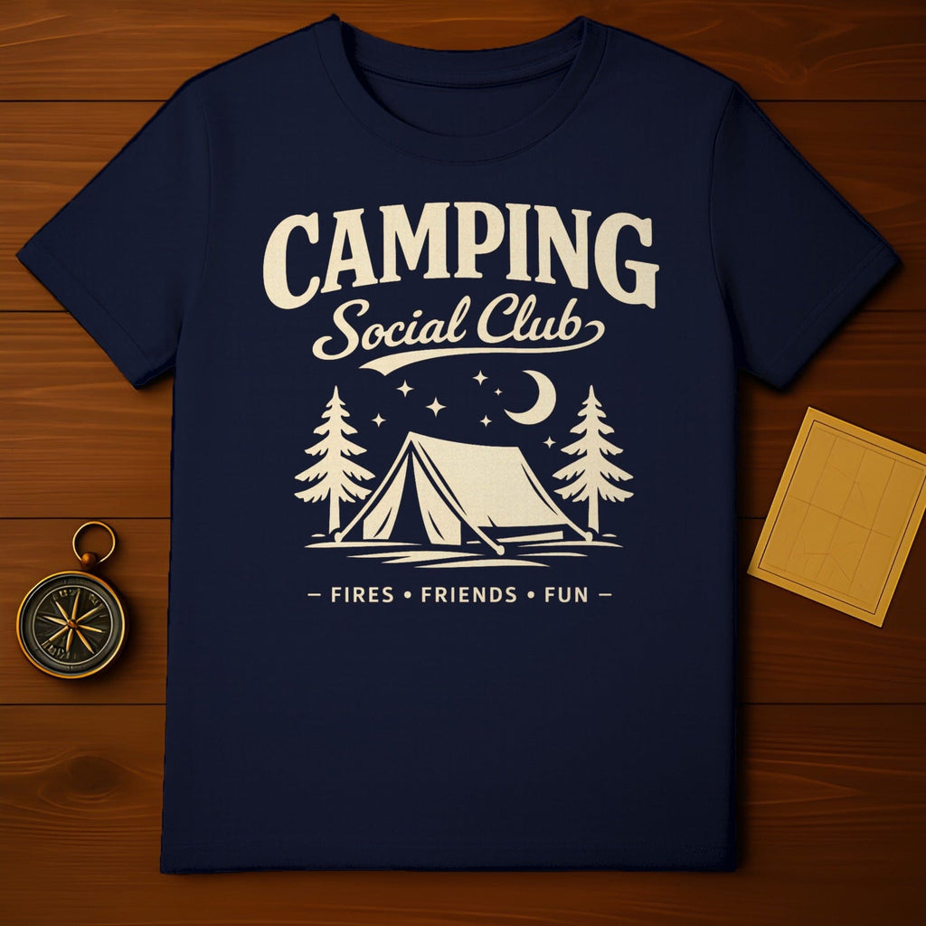 Camping Social Club Fires Friends Fun Design product type
