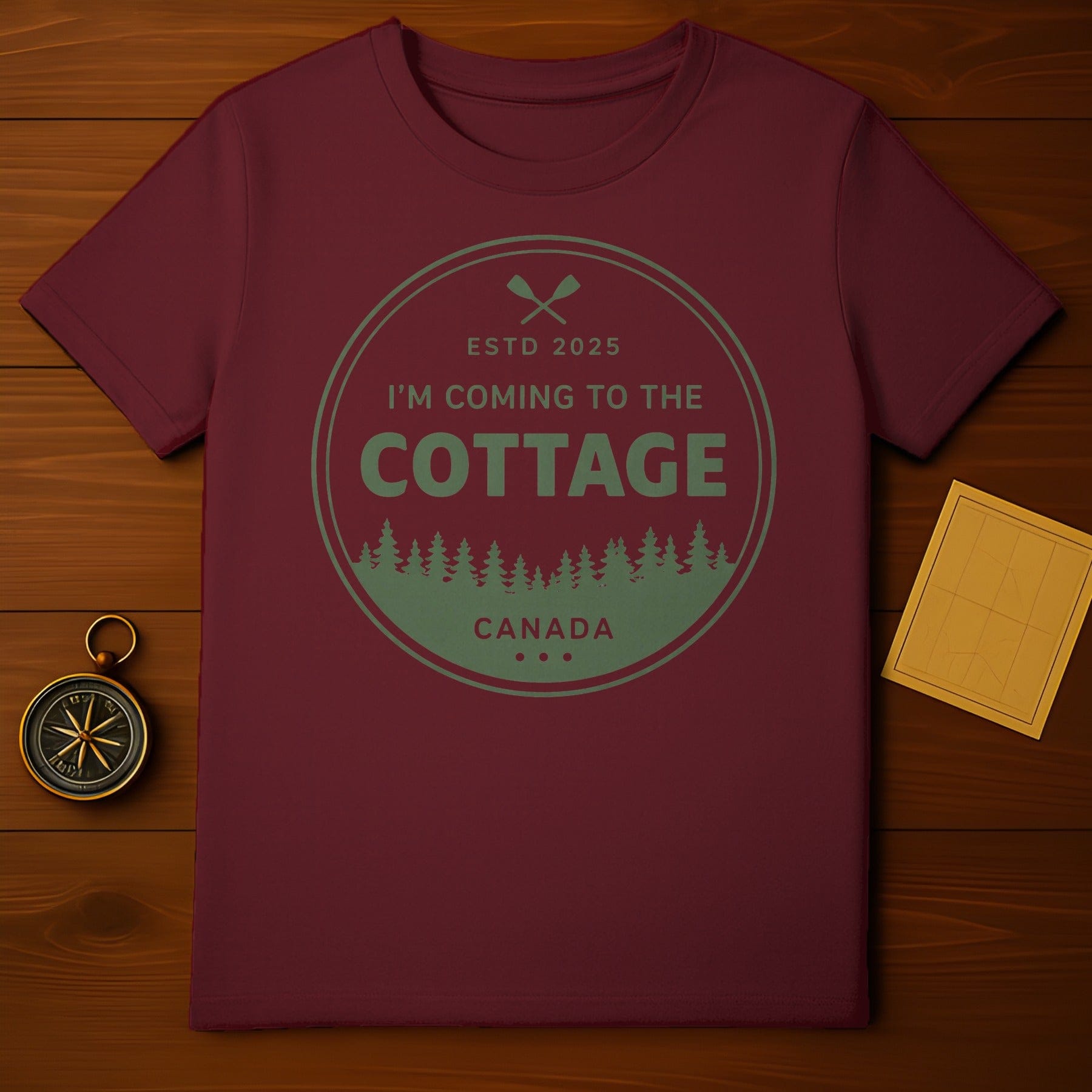 I'M COMING TO THE COTTAGE CANADA ESTD 2025 Design product type